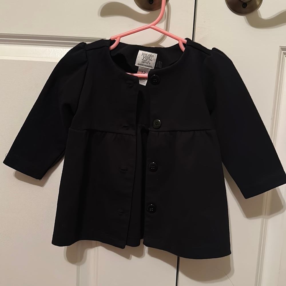 Just one you by Carter’s special occasion black pea coat